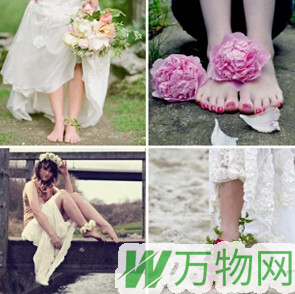 美丽脚踝花及婚礼上佩戴脚踝花的注意事项